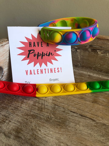 Popper Bracelet Valentine’s card